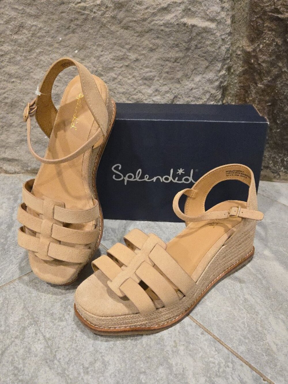 NWT Splendid Dallas Wedge in Camel (Women's 9)
